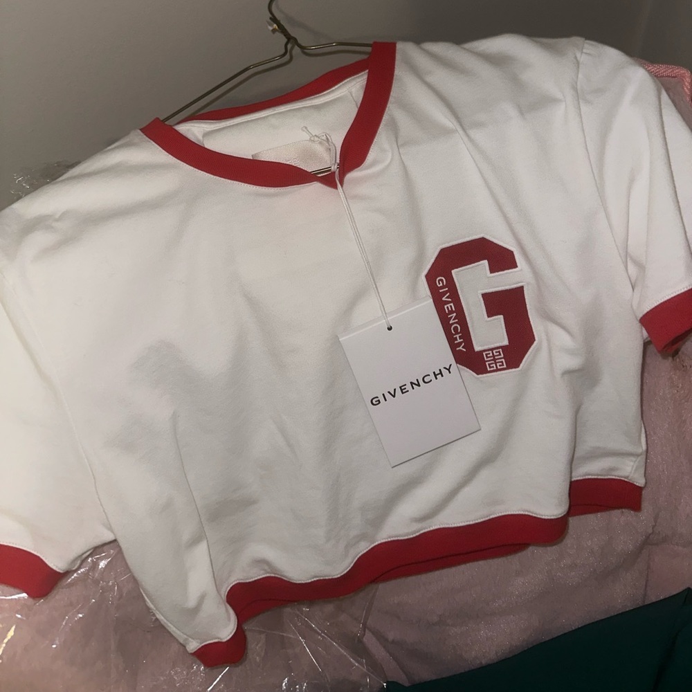 Givenchy college cropped T-Shirt